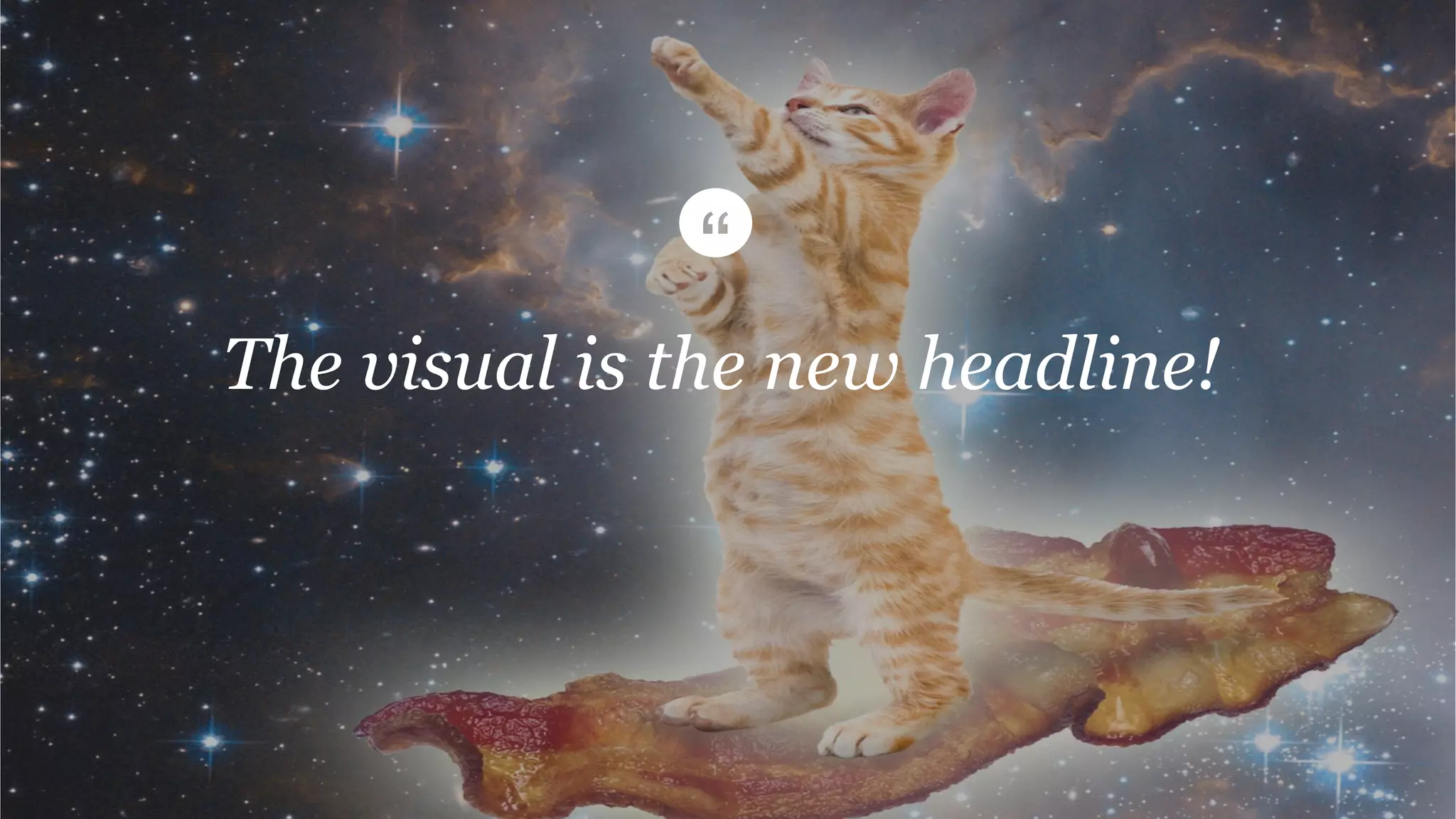 #LinkedInMktg
The visual is the new headline!	
  
 