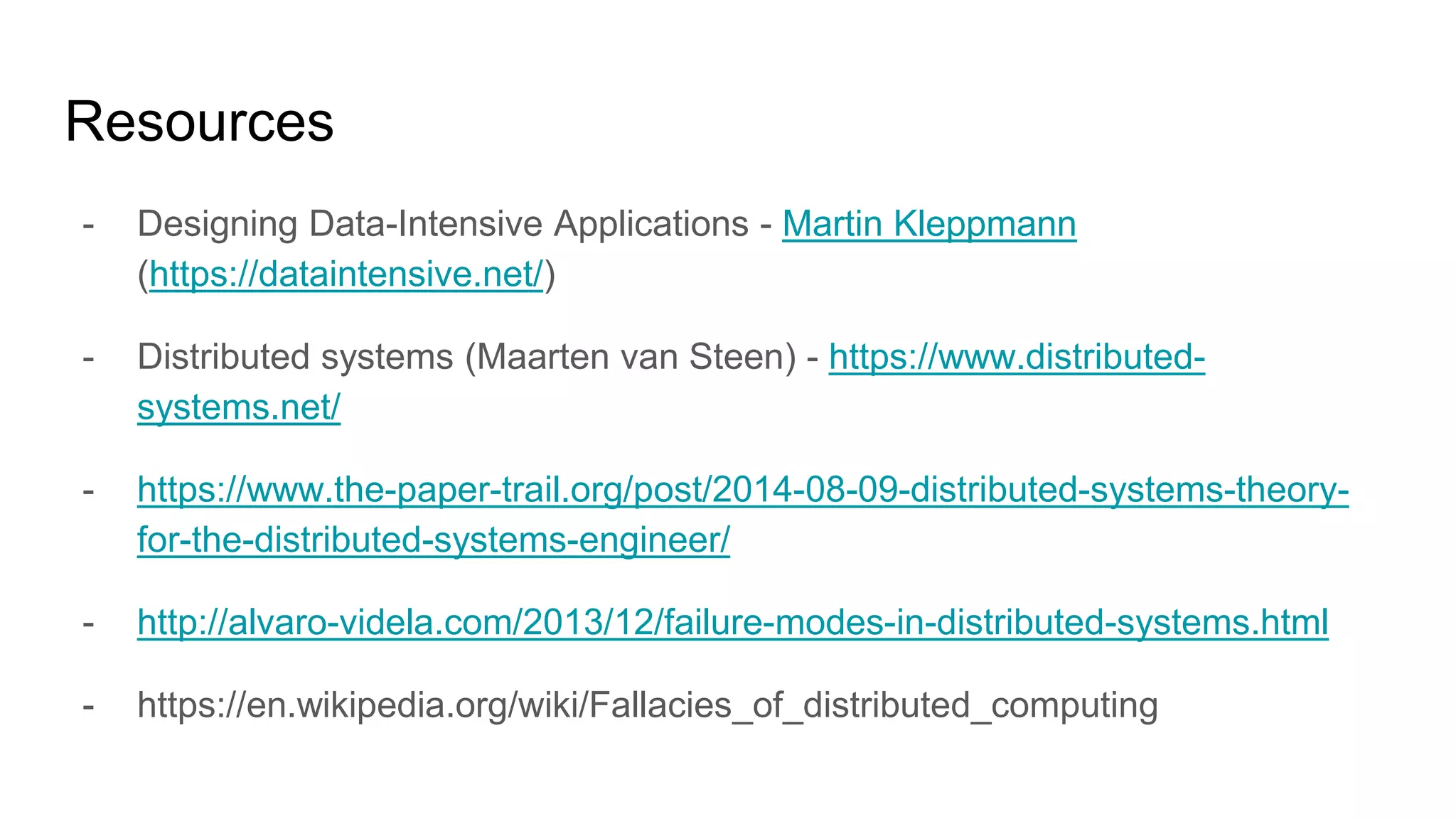 Fundamental truths about distributed systems | PPT