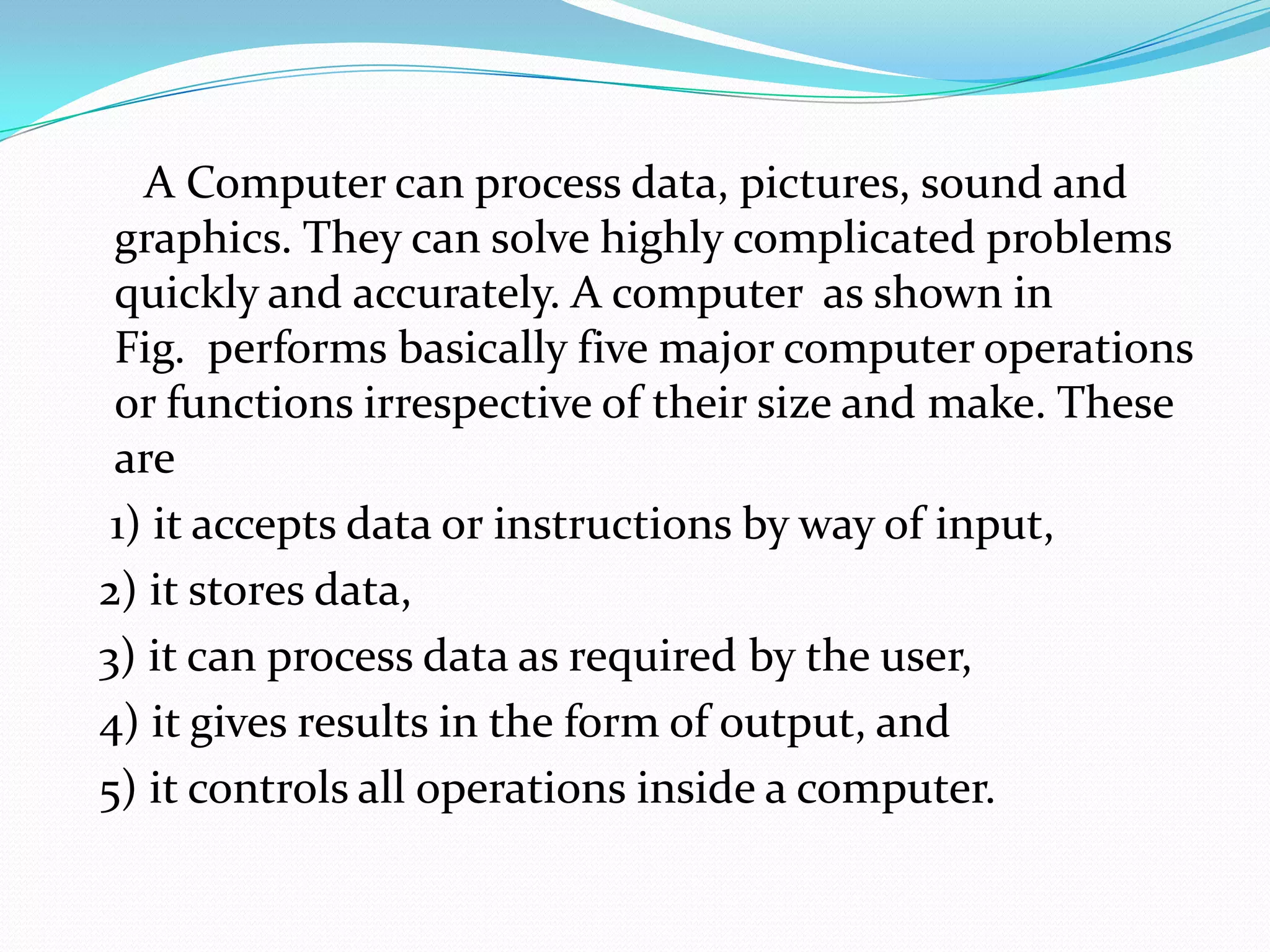 Fundamental units of computer | PPTX