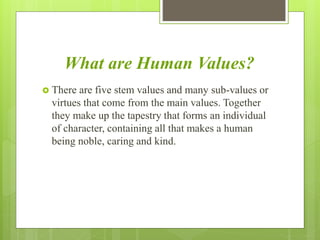 Fundamental values and Ethics of Human Life.pptx