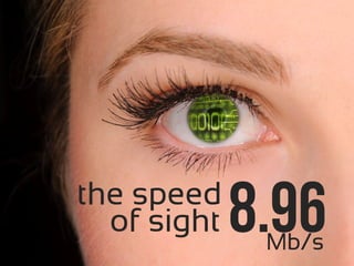 the speed
of sight 8.96Mb/s
 