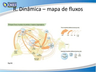 R. Dinâmica – mapa de fluxos
 