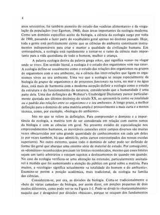 Livro: Fundamentos de ecologia