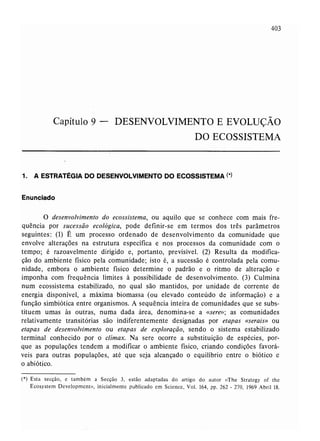 Livro: Fundamentos de ecologia