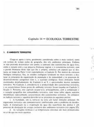Livro: Fundamentos de ecologia