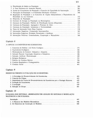Livro: Fundamentos de ecologia