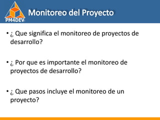 Fundamentos de al Gerencia de Proyectos