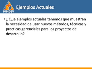 Fundamentos de al Gerencia de Proyectos