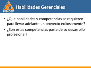 Fundamentos de al Gerencia de Proyectos