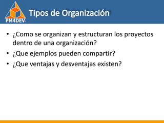 Fundamentos de al Gerencia de Proyectos