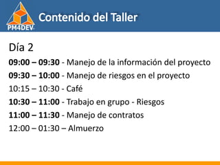 Fundamentos de al Gerencia de Proyectos
