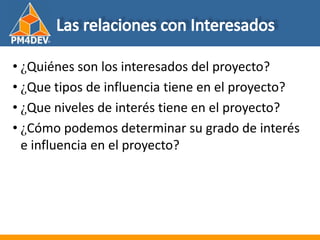 Fundamentos de al Gerencia de Proyectos