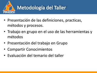 Fundamentos de al Gerencia de Proyectos