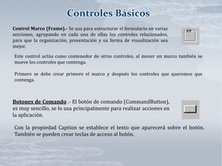 Fundamentos basicos de visual basic | PPTX