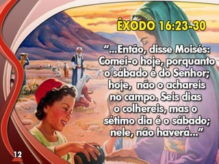 Fundamentos Bíblicos 11 - Sábado