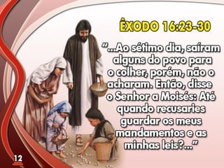 Fundamentos Bíblicos 11 - Sábado