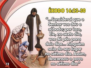 Fundamentos Bíblicos 11 - Sábado