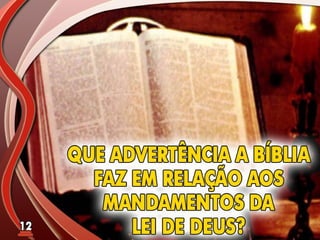 Fundamentos Bíblicos 11 - Sábado