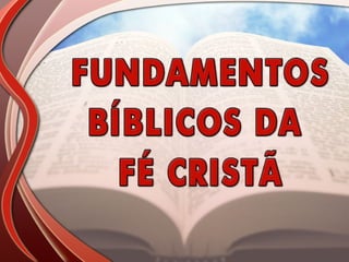 Fundamentos Bíblicos 11 - Sábado