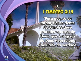 Fundamentos Bíblicos 13 - Igreja