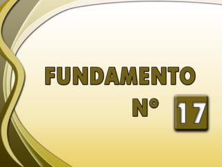 Fundamentos Bíblicos 16 - Dízimos