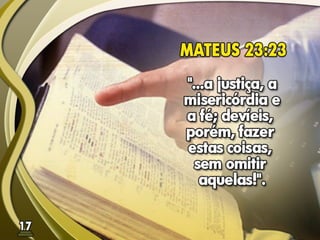 Fundamentos Bíblicos 16 - Dízimos