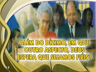Fundamentos Bíblicos 16 - Dízimos
