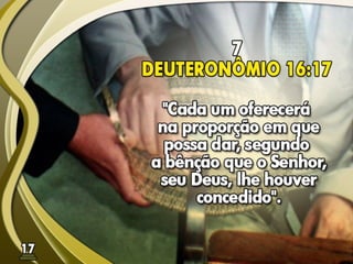 Fundamentos Bíblicos 16 - Dízimos