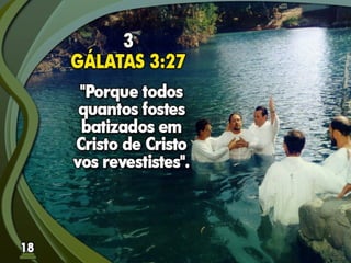 Fundamentos Bíblicos 18 - Batismo