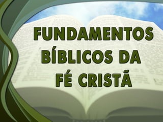 Fundamentos Bíblicos 18 - Batismo