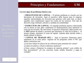 Fundamentos y principios de las Finanzas | PPT