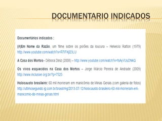 DOCUMENTARIO INDICADOS
 