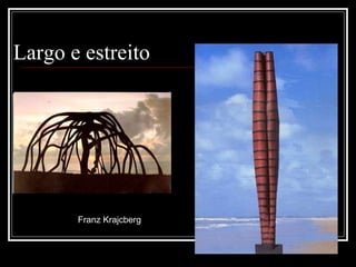 Largo e estreito Franz Krajcberg