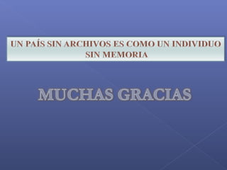 Fundamentos de archivistica