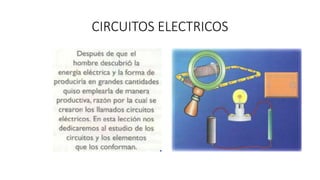 CIRCUITOS ELECTRICOS
 