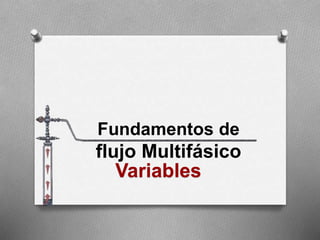 Fundamentos de
flujo Multifásico
Variables
 