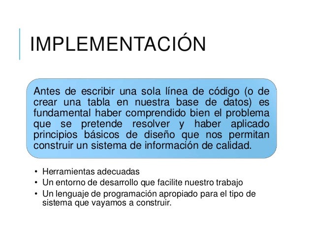 Resultado de imagen para desarrollo de software implantacion