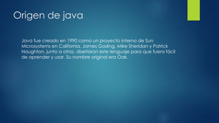 ppt fundamentos de java programacion orientada a objetos | PPTX