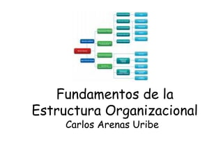 Fundamentos de la
Estructura Organizacional
Carlos Arenas Uribe
 