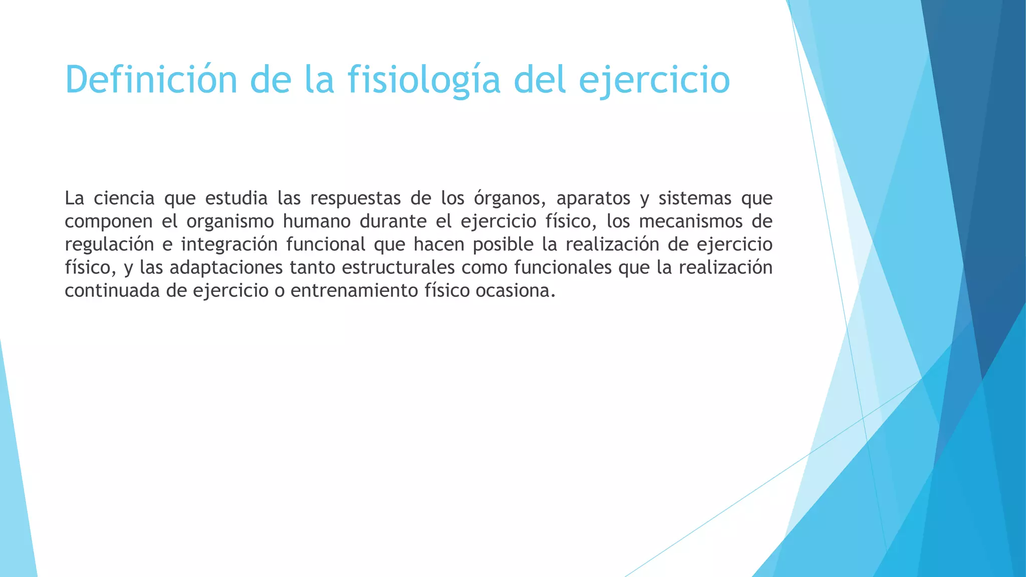Fundamentos de la fisiologia del ejercicio | PPT