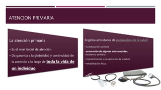 ATENCION PRIMARIA DE LA SALUD | PPTX