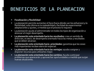 Fundamentos de la planeacion. definiciones básicas | PPTX