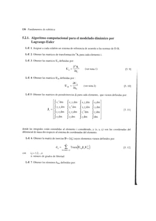 Fundamentos de la robotica