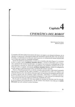 Fundamentos de la robotica