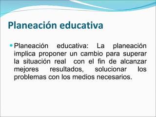 Fundamentos de la teoria de la planificacion | PPT