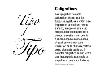 Fundamentos de la Tipografía