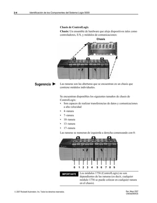 Fundamentos del sistema rslogix5000 lvl1 control logix | PDF