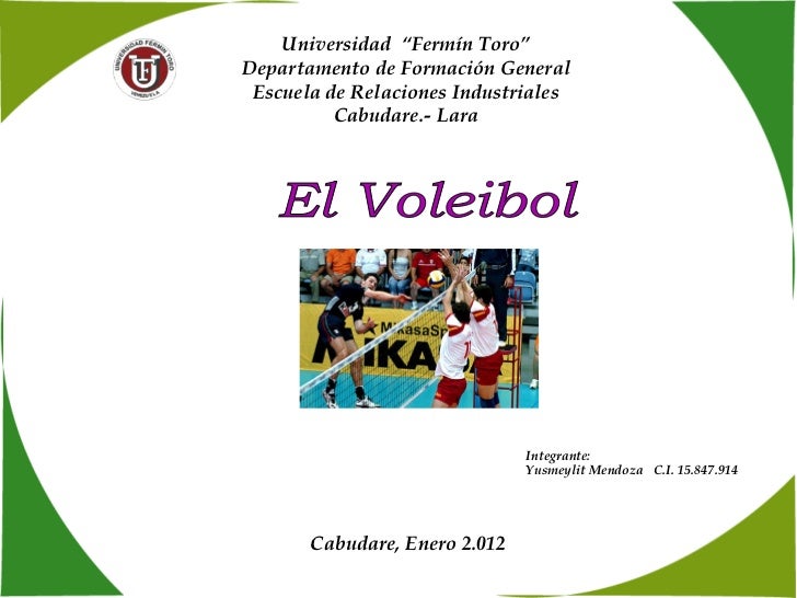 Fundamentos del voleibol