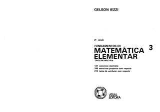 Fundamentos de matemática elementar   vol 03 - trigonometria - gelson iezzi
