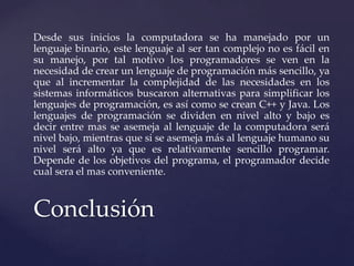 Historia del C++ y JAVA | PPTX